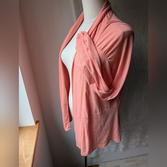 Aventura Peach Organic Cotton Poly Cardigan - Picture 2 of 10